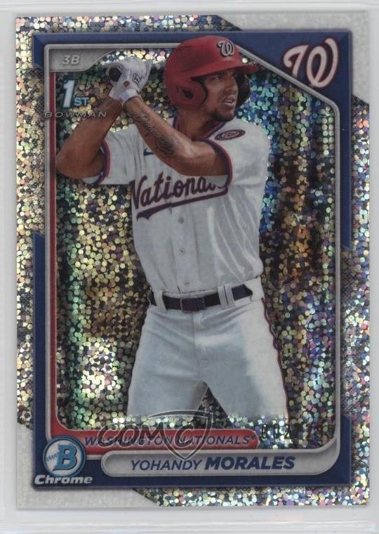 2024 Bowman Chrome Prospects Speckle Refractor /299 Yohandy Morales #BCP-52 2s2