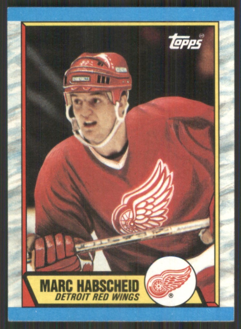 1989-90 Topps #151 Marc Habscheid DP RC Detroit Red Wings 46964