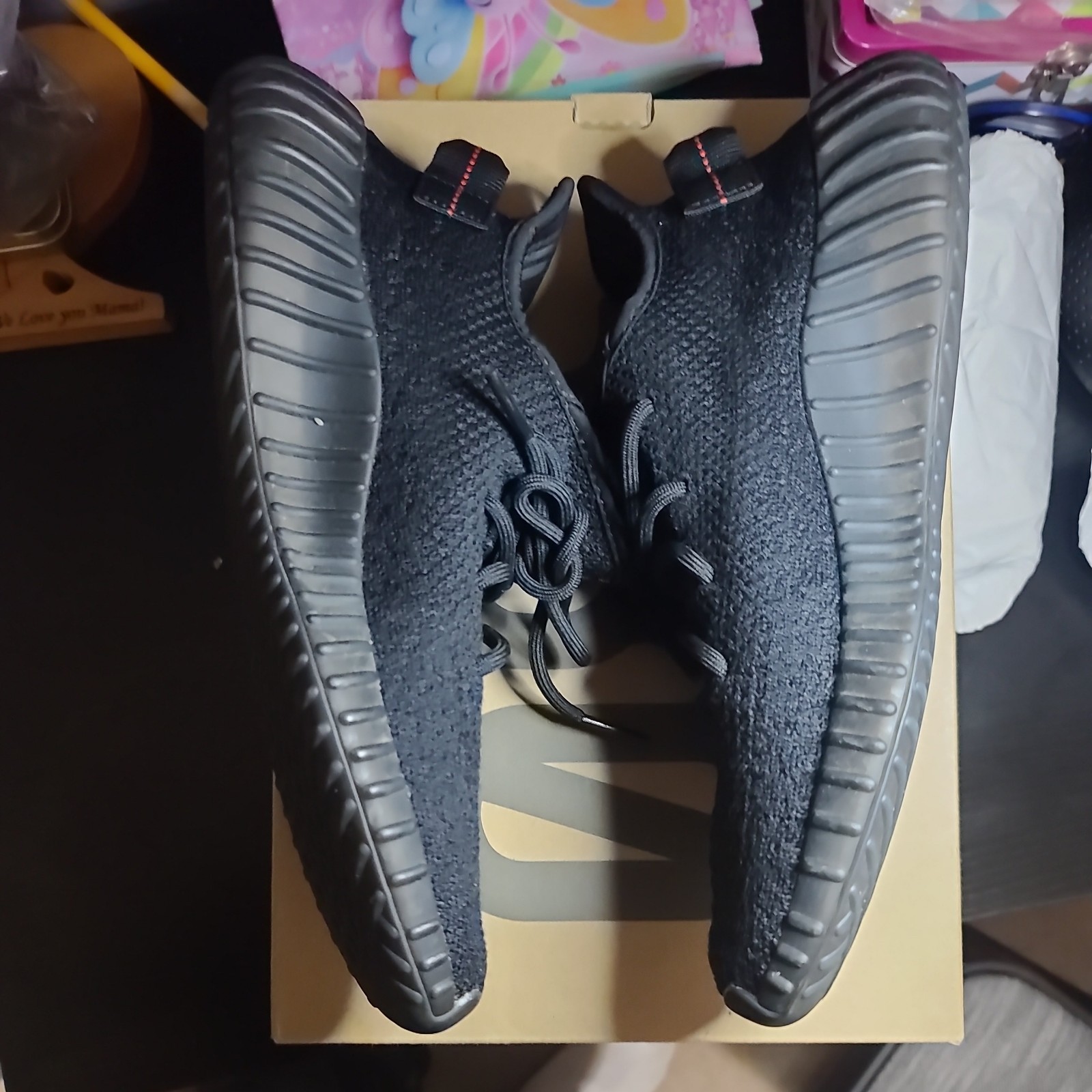 Size 9 - adidas Yeezy Boost 350 V2 Bred thumbnail 6