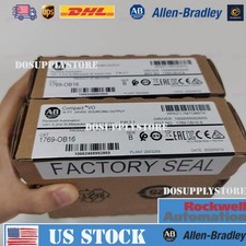 New Allen-Bradley 1769-OB16 CompactLogix 16 Pt 24VDC D/O Module US Free Tax