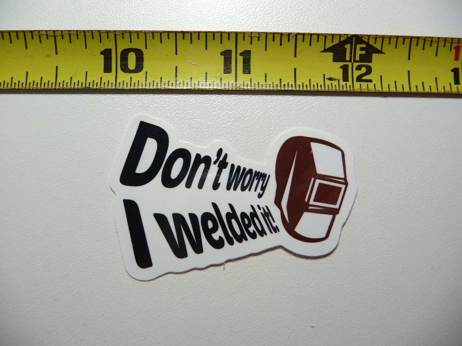 Welding Mask Decal Sticker for Welders - Job Occupation Design