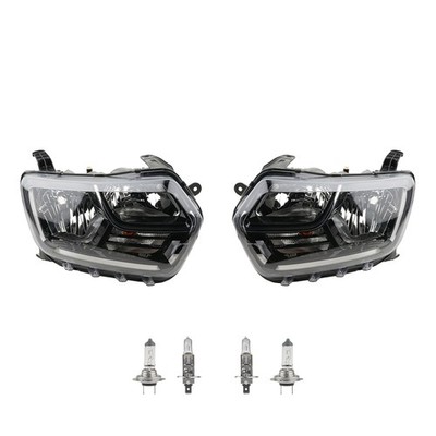 Scheinwerfer Links Rechts passend für Dacia Duster HM_ + Leuchtmittel LED TFL