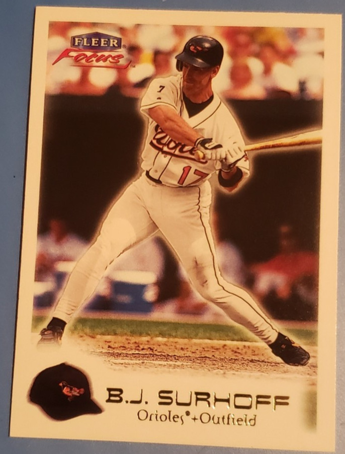 2000 Fleer Focus #38 B.J. Surhoff OF Baltimore Orioles     ***40% OFF 2+