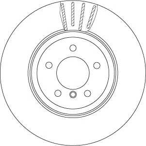 2x BRAKE DISC DF6625S FOR BMW M57D30 N52B30B/A/BF N53B30A 3.0L 6cyl N62B40 4.0L - Image 3 of 4