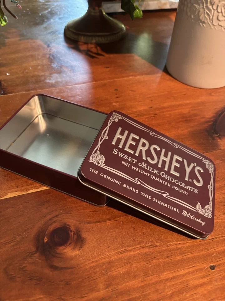 vintage Hershey Chocolate tin solid Nostalgic Metal - Image 3 of 4