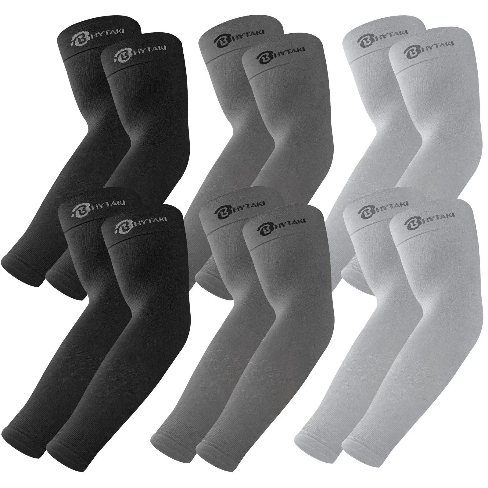UV Sun Protection Arm Sleeves - UPF 50 Cooling Compression Sleeves for Sports, U