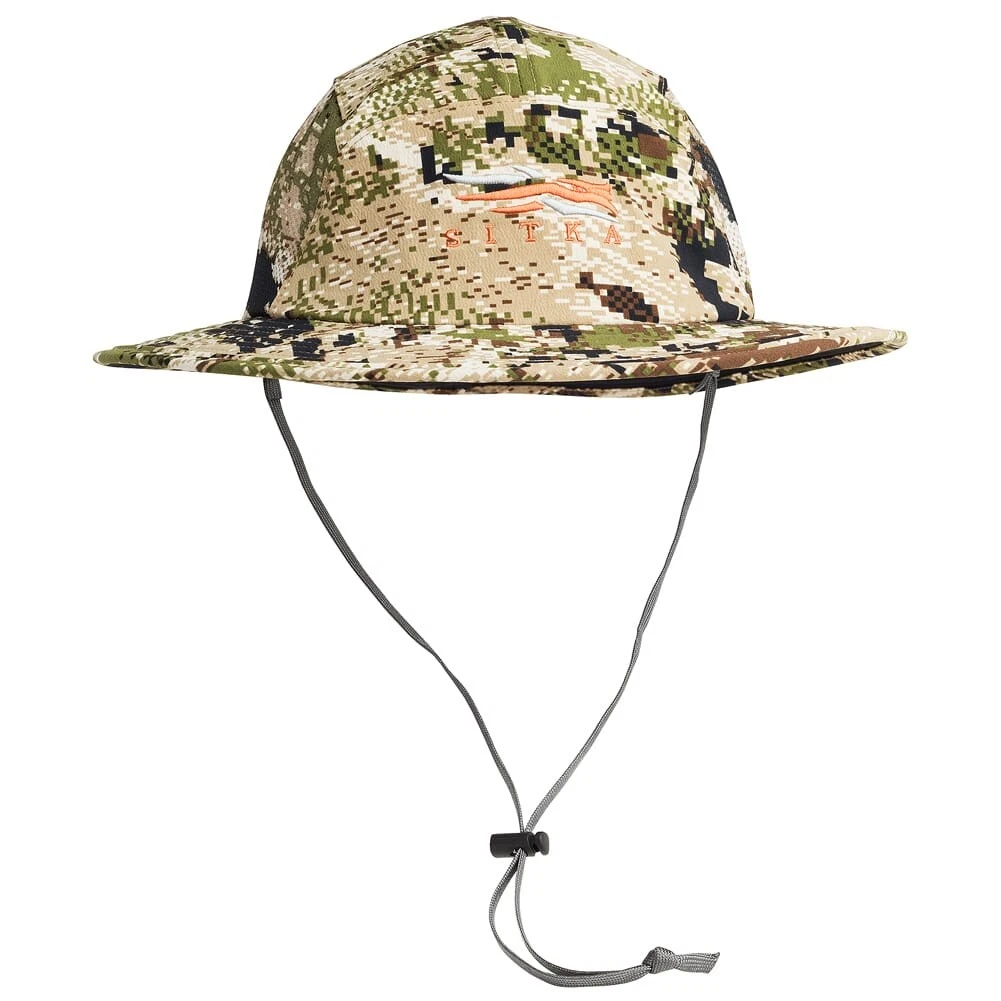 Sitka Sun Hat with Camo Pattern and Adjustable Chin Strap (90173-SA-SM)