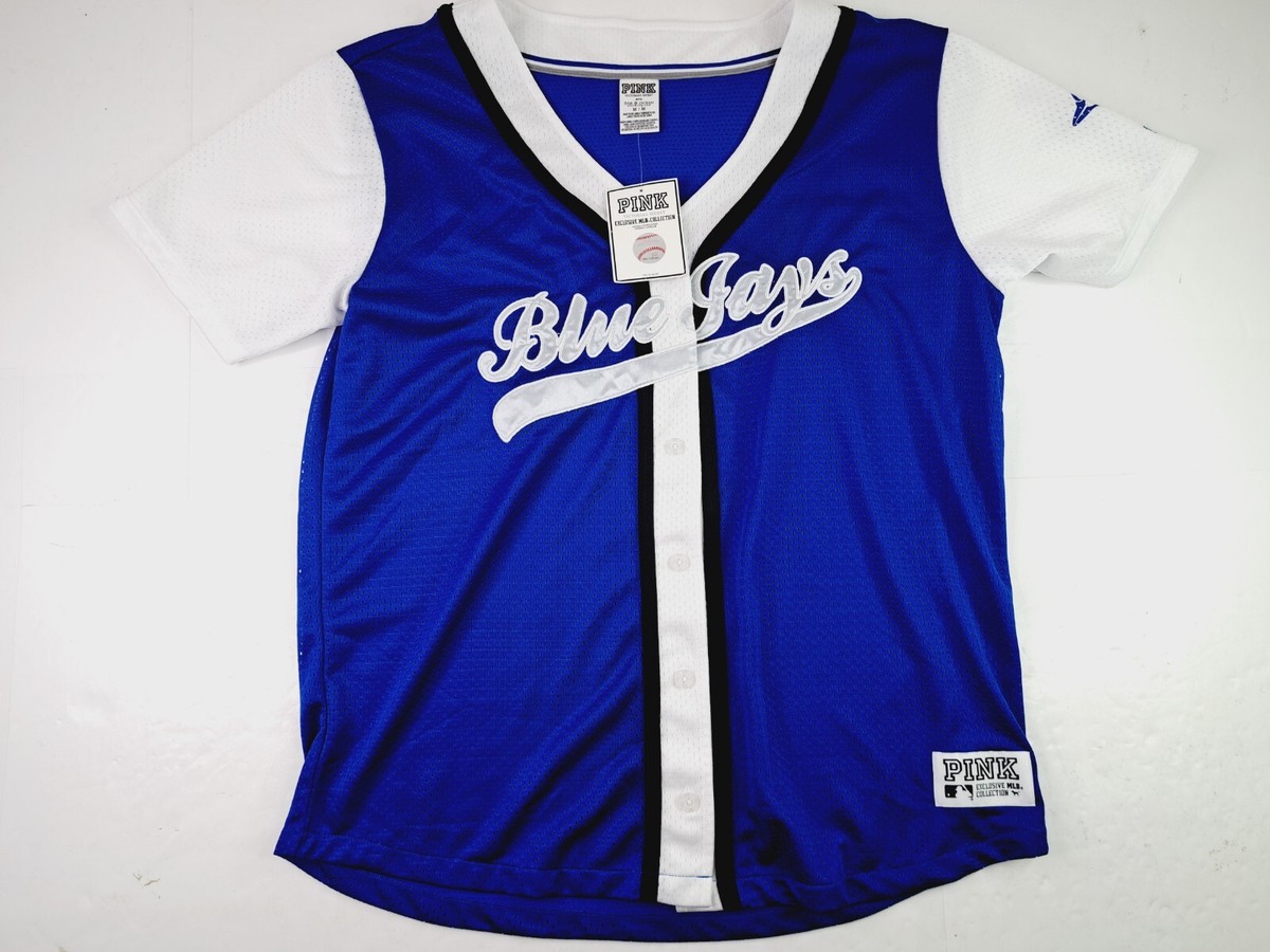 BLUE JAYS×Victoria’s Secretメッシュユニフォーム Victoria's Secret PINK Blue Jays MLB Jersey Top NWT Size M