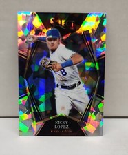 NICKY LOPEZ 2022 Select CRACKED ICE ~ #'d 01/25 ~ ROYALS