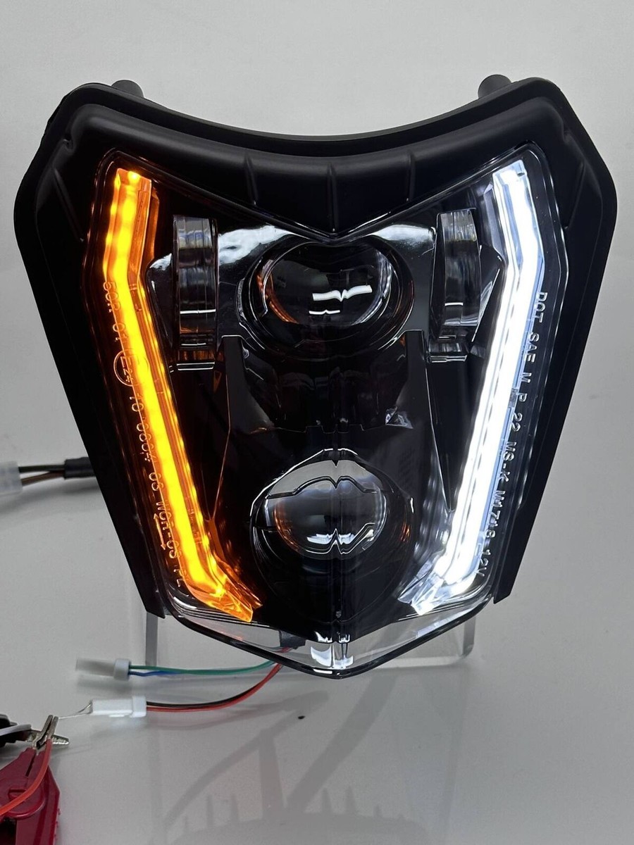 For KTM EXC XCF XCW SXF SMR 125 250 300 350 450 500 LED Headlamp w