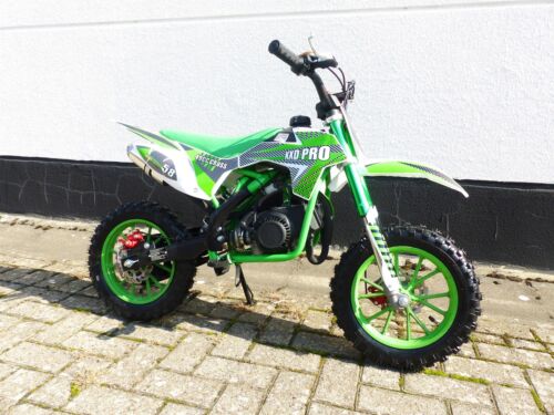 Pocketbike KXD 702 Dirtbike Pocket Cross Bike moto infantil crossbike verde - Imagen 1 de 6