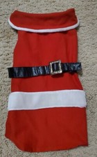 Pet Costume Holiday Home Santa Dog Puppy Outfit Size MEDIUM 13-20 pounds