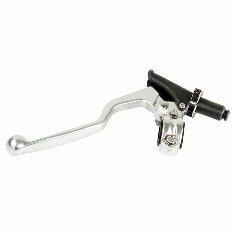 Black Aluminum Folding Brake Clutch Lever For 22mm 110cc 125cc - Foto 5