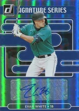 2021 Panini Donruss Signature Series Autograph Auto Evan White