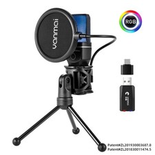 SF-777W USB Microphone Plug  Play Desktop Mic for Laptop PC Windows Mac Linux