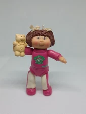 Vtg 1984 CABBAGE PATCH KIDS First Ed 4" Poseable Action Figure Toy LAYLA ANN