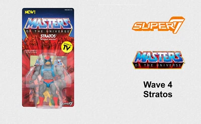 Super 7 - Master of the Universe - Stratos - Action Figur - Wave 4 - NEu & OVP - Bild 1 von 3