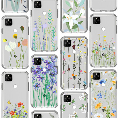 Porta Logo Audi Custodia In TPU Motivo Floreale Per Google Pixel – Personalizzabile Con Nome, Slim E Trasparente Custodia Personalizzata Nome