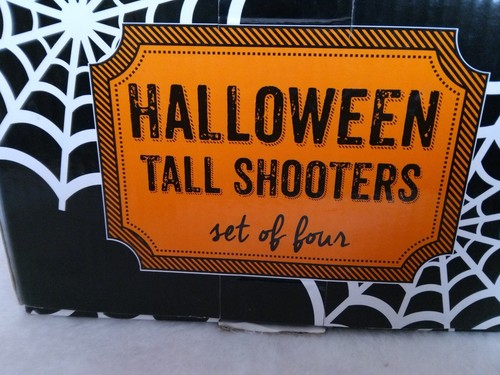 Set Of 4 Halloween Tall Shooters 2oz - Picture 5 of 5