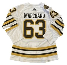 Boston Bruins Jersey Alternate Brad Marchand Mens 44 Authentic With Strap White 