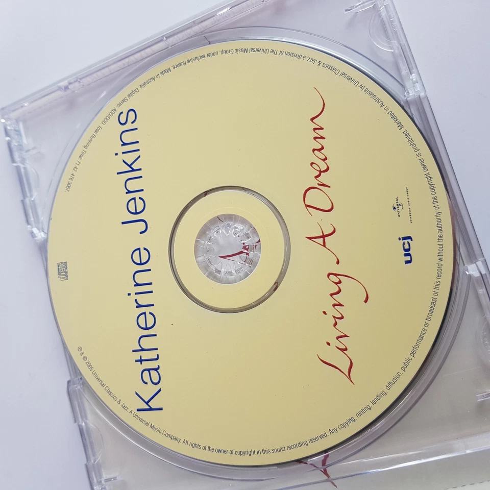 CD Katherine Jenkins Living A Dream Lamore Sei Tu I Vow To Thee My Country 2005 Foto 3 de 4