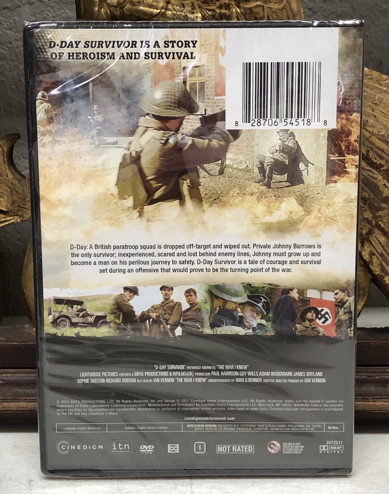 D-Day Survivor - DVD By Paul Harrison. New sealed. See pictures for details. 
