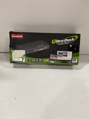 Diamond Multimedia UltraDock Dual Video USB 3.0/2.0 Docking Station