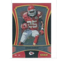 2012 PANINI FOOTBALL BLACK FRIDAY JAMAAL CHARLES #7