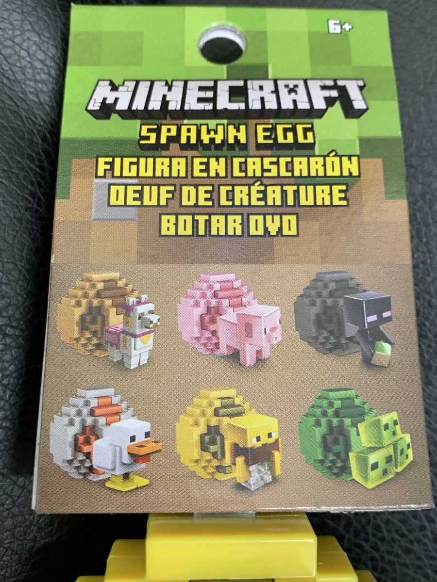 Minecraft Spawn Egg YELLOW GREEN Mini Figure FREE USA SHIPPING!