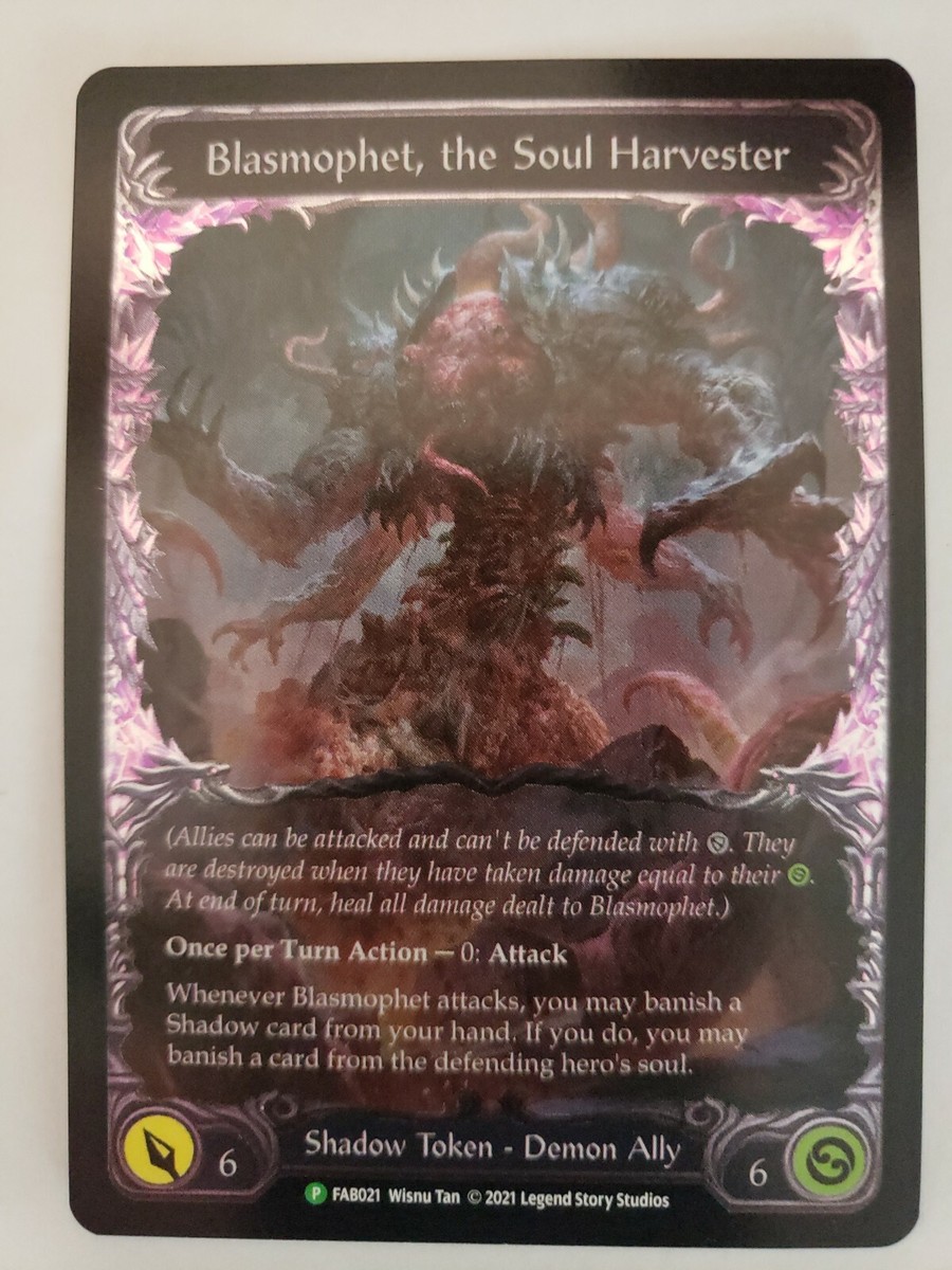 その他 Blasmophet the Soul Harvester CF Fab Blasmophet, the Soul Harvester - Flesh and Blood Monarch Cold Foil
