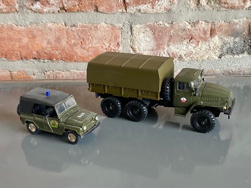 Novoexport UAZ URAL ZIL CA KRAZ LKW 1:43 NVA DDR Militär CCCP UDSSR USSR I - Bild 2 von 4