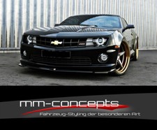 Cup Spoilerlippe SCHWARZ für Chevrolet Camaro 5 V SS EU Frontspoiler Frontlippe
