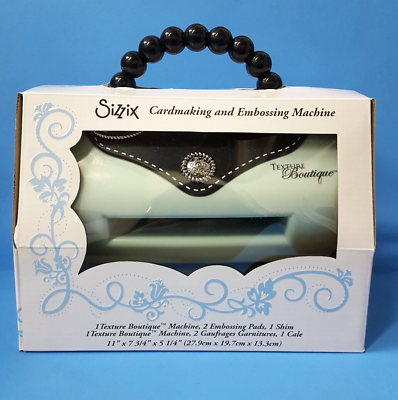 Sizzix Texture Boutique Cardmaking & Embossing Machine 656225 | eBay