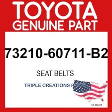 Toyota Genuine 7321060711B2 Belt Assy Front Seat Outer RH 73210-60711-B2 OEM