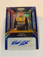 2024 Panini Prizm Sensational Signatures #SS-MKH Matt Kenseth Blue Prizm 1/49