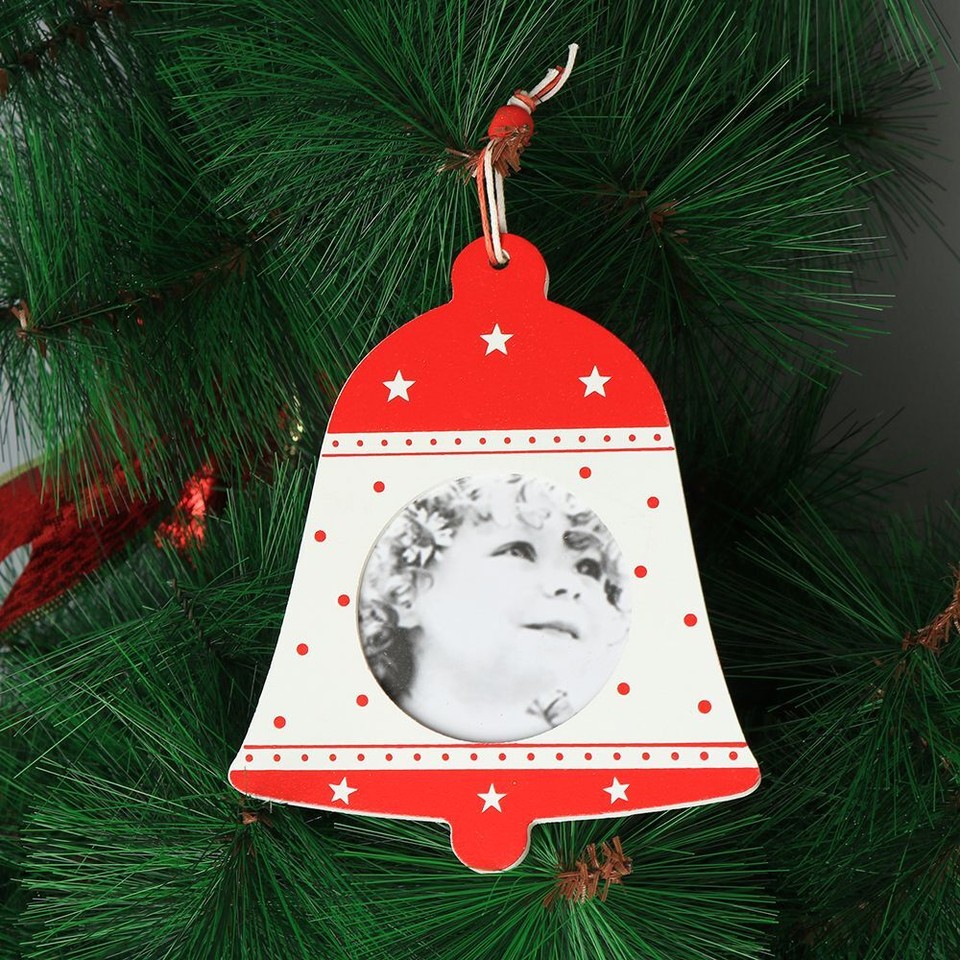 DIY Kids Crafts Hanging Decor Photo Frame Pendant Christmas Tree