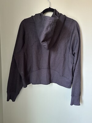 Lululemon RARE Loungeful Cropped Hoodie Spark Quilted texture