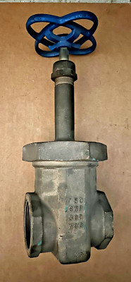 Nibco 2-1/2'' Brass Gate Valve T-134 150 SWP 300 WOG Threaded USA made