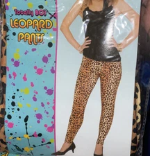 Leopard Print Pants Dress up 80’s Leopard Print Pants Adult OSFM