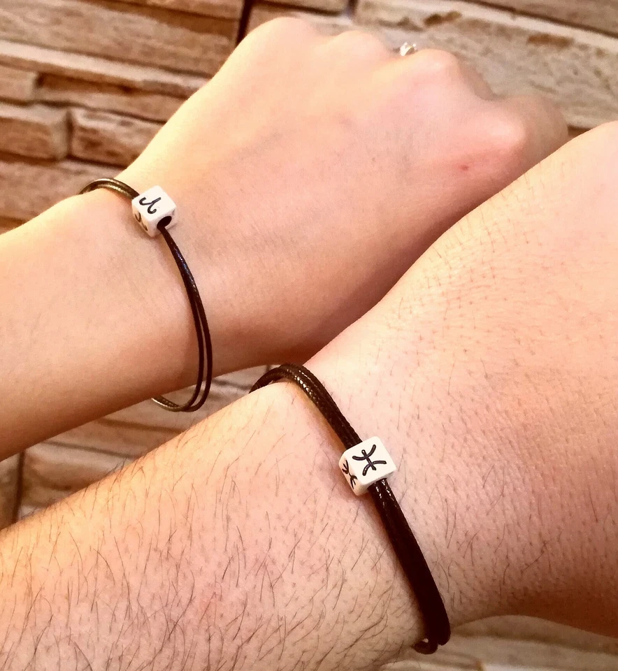 Sternzeichen Armband Herren Damen Freundschafts armband Geschenkidee Surfer - Bild 3 von 4