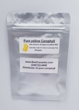 Fish formula pure yellow carophyll specially made to enhance yellow fish 20 gr.