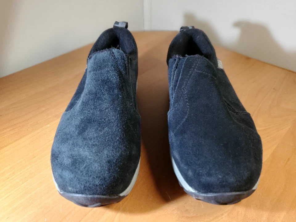 Zapatos Mocasines Merrell Niños Niños Talla 12.5 Jungle Moc Negro Gamuza - PERFECTOS Foto 3 de 4