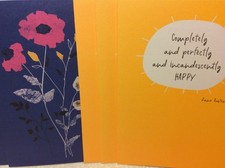 RSVP BLANK INSIDE GREETING CARDS New w/Envelopes LOT 5 FLASH SALE TWO STYLES