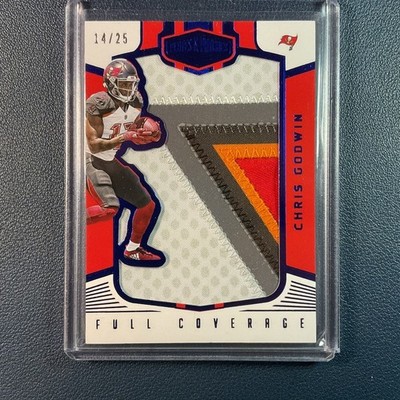 2017 Panini Full Coverage Chris Godwin 5 Color Jumbo Patch #FC-6 /25 (MEM, RC)