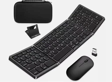 Edjo USB Foldable Keyboard and Mouse Combo-Perfect For Travel - NEW IN BOX