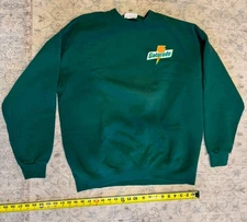 Vtg Lee Gatorade Promo Crewneck Sweatshirt Green Sz L