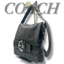 COACH soho shoulder back black8A07 coach