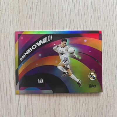 2025-26 Topps Real Madrid Team Set - Rainbow Flick Raul #RF-11 for