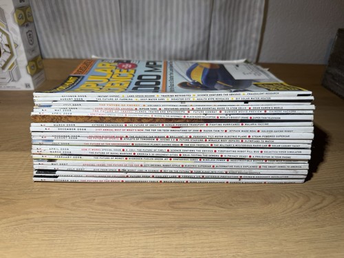 Popular Science Magazine Lot of 18 2007-2009 Used Rough Condition