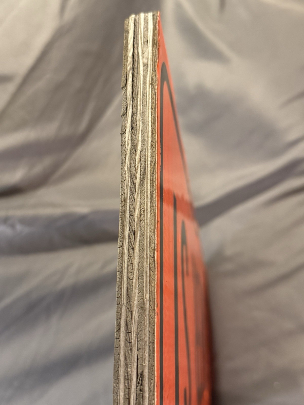 Fun Vintage BEAVER ST Orange Reflective Municipal Construction Street Sign 